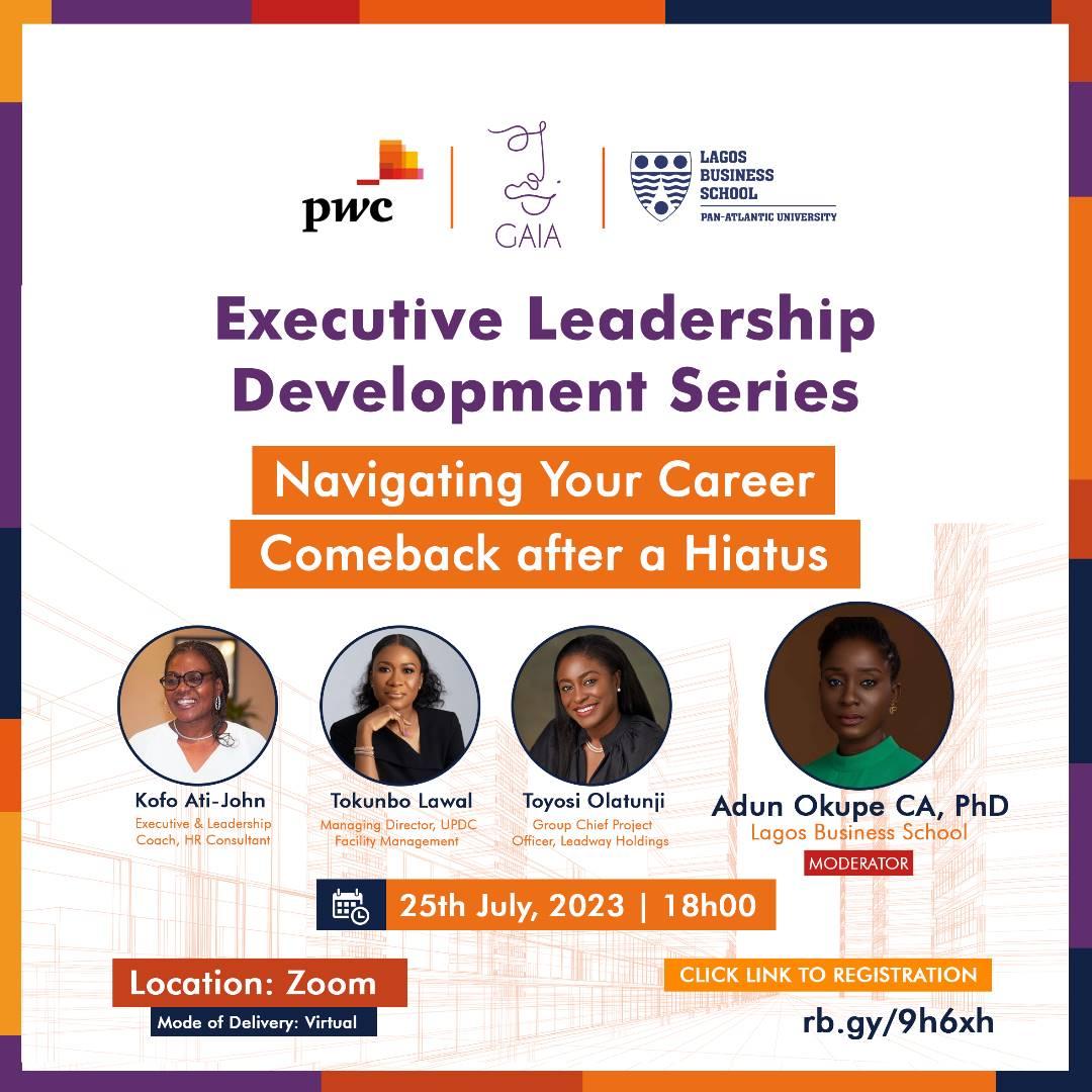 Executive Leadership Development Series by Adun Okupe CA, PhD - GAIA ...